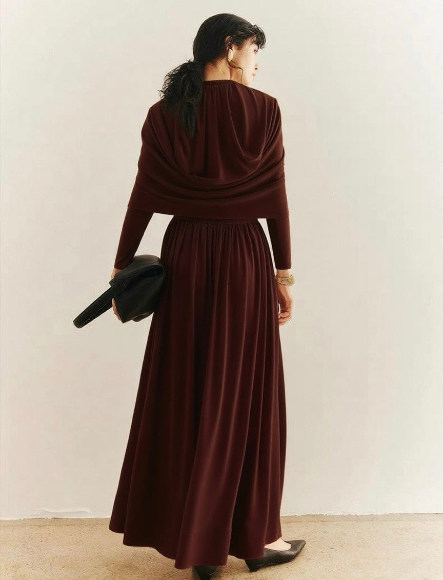 Alai 25fw pleated dress