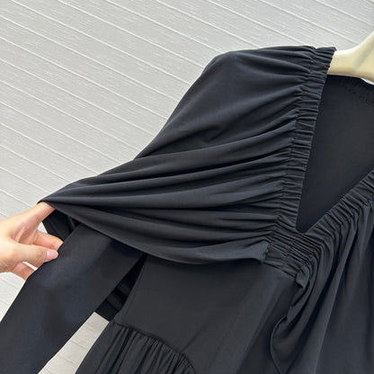 Alai 25fw pleated dress