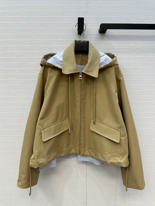 Loe 25fw splicing coat