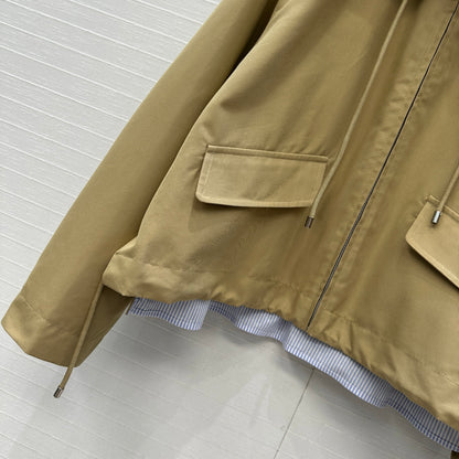 Loe 25fw splicing coat
