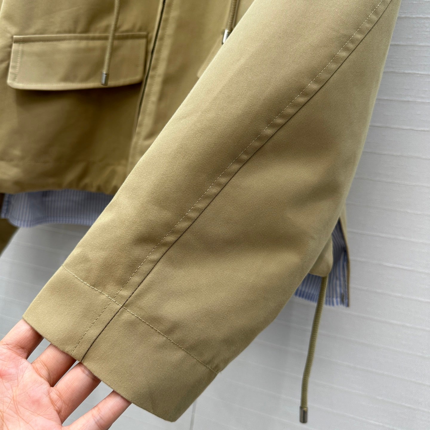 Loe 25fw splicing coat