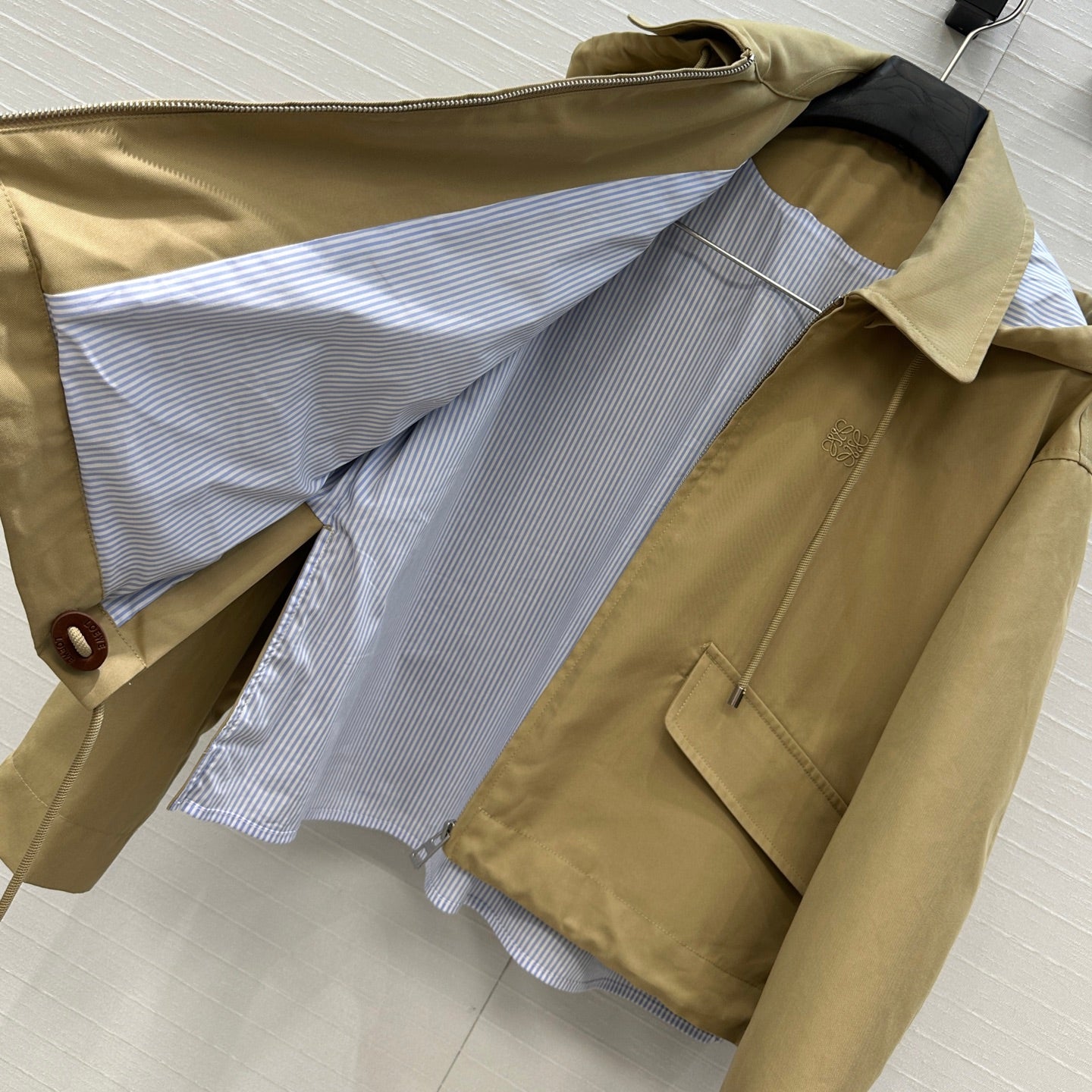 Loe 25fw splicing coat