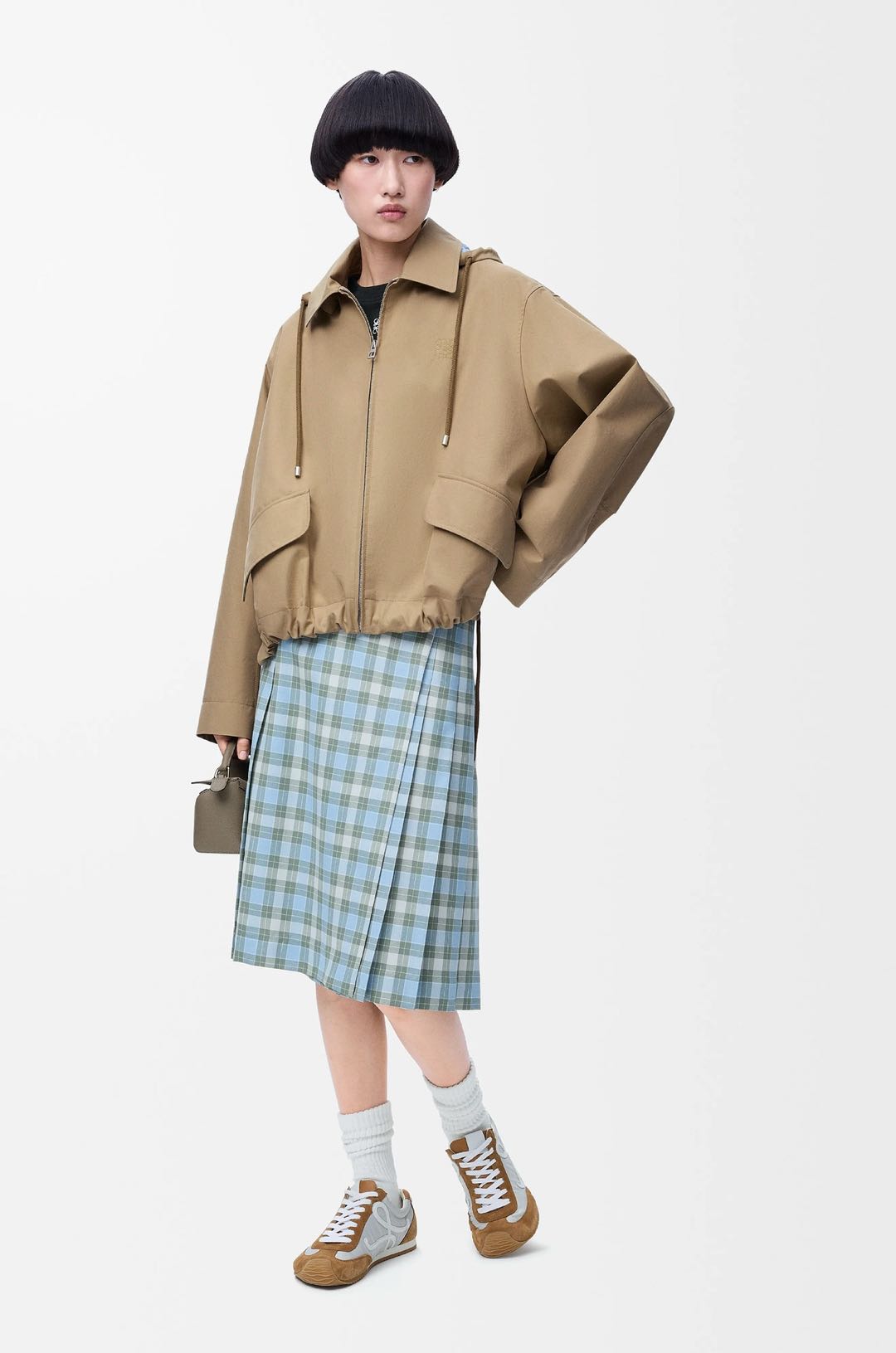Loe 25fw splicing coat