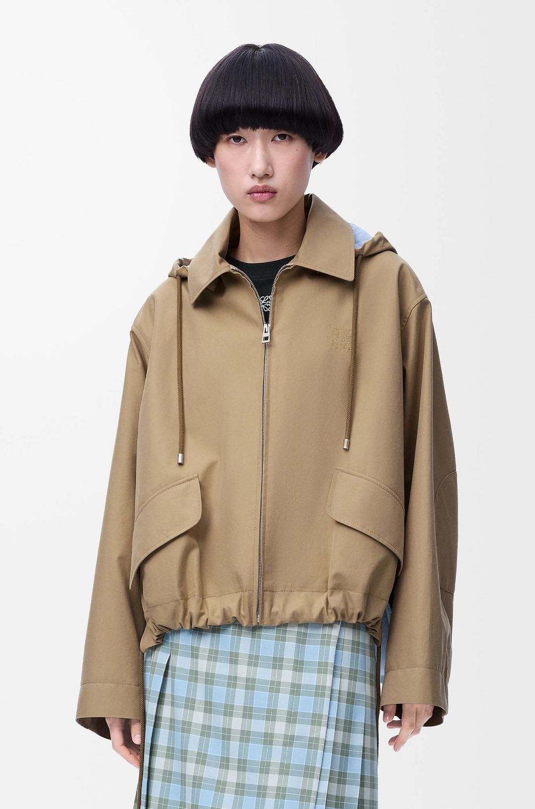 Loe 25fw splicing coat