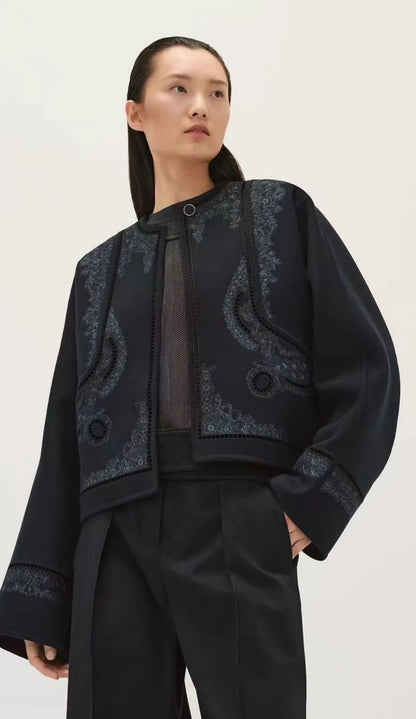 Herm 25fw jacquard jacket