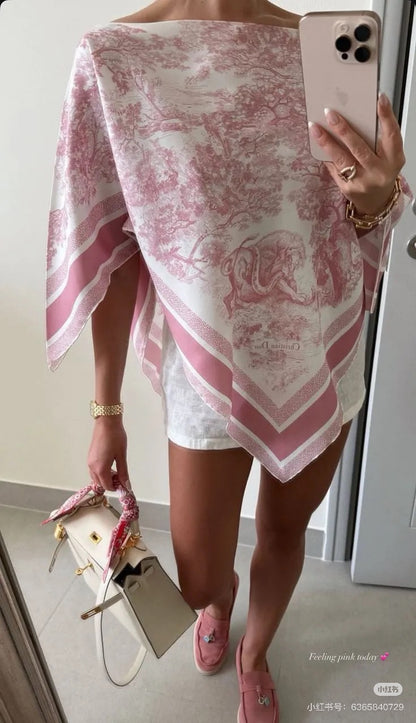 CD 25fw printed smock