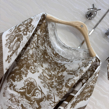 CD 25fw printed smock