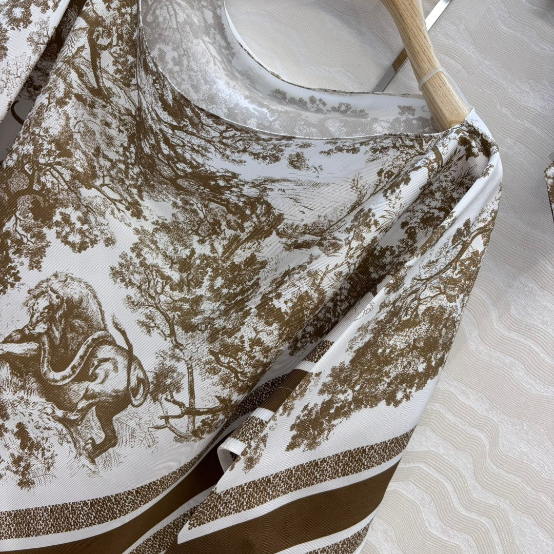 CD 25fw printed smock