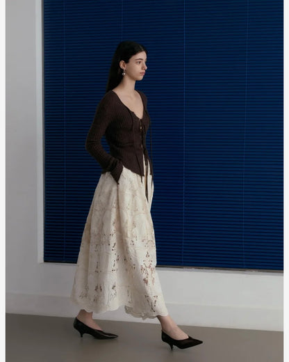 Louis 25fw embroidered skirts
