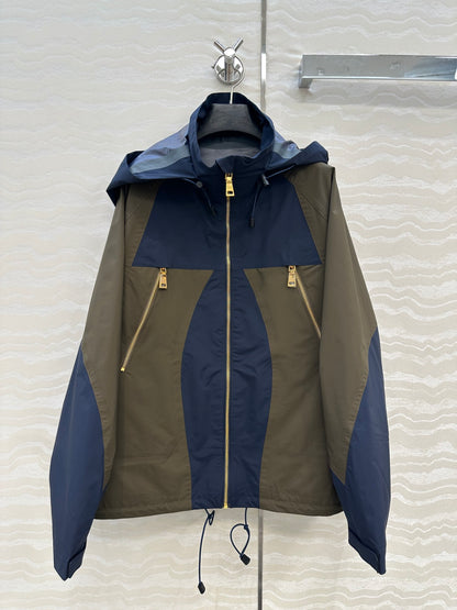 Pra 25fw splicing jacket