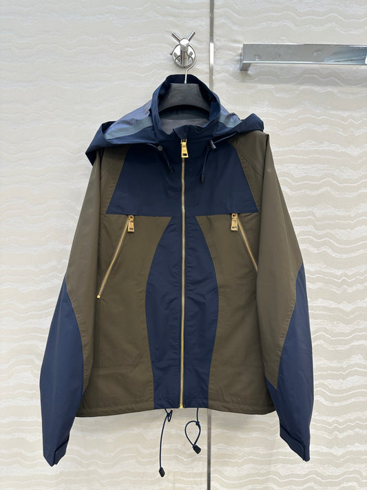 Pra 25fw splicing jacket