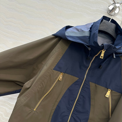 Pra 25fw splicing jacket