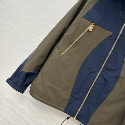 Pra 25fw splicing jacket