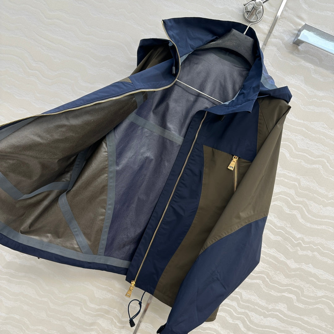 Pra 25fw splicing jacket