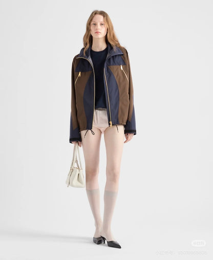 Pra 25fw splicing jacket