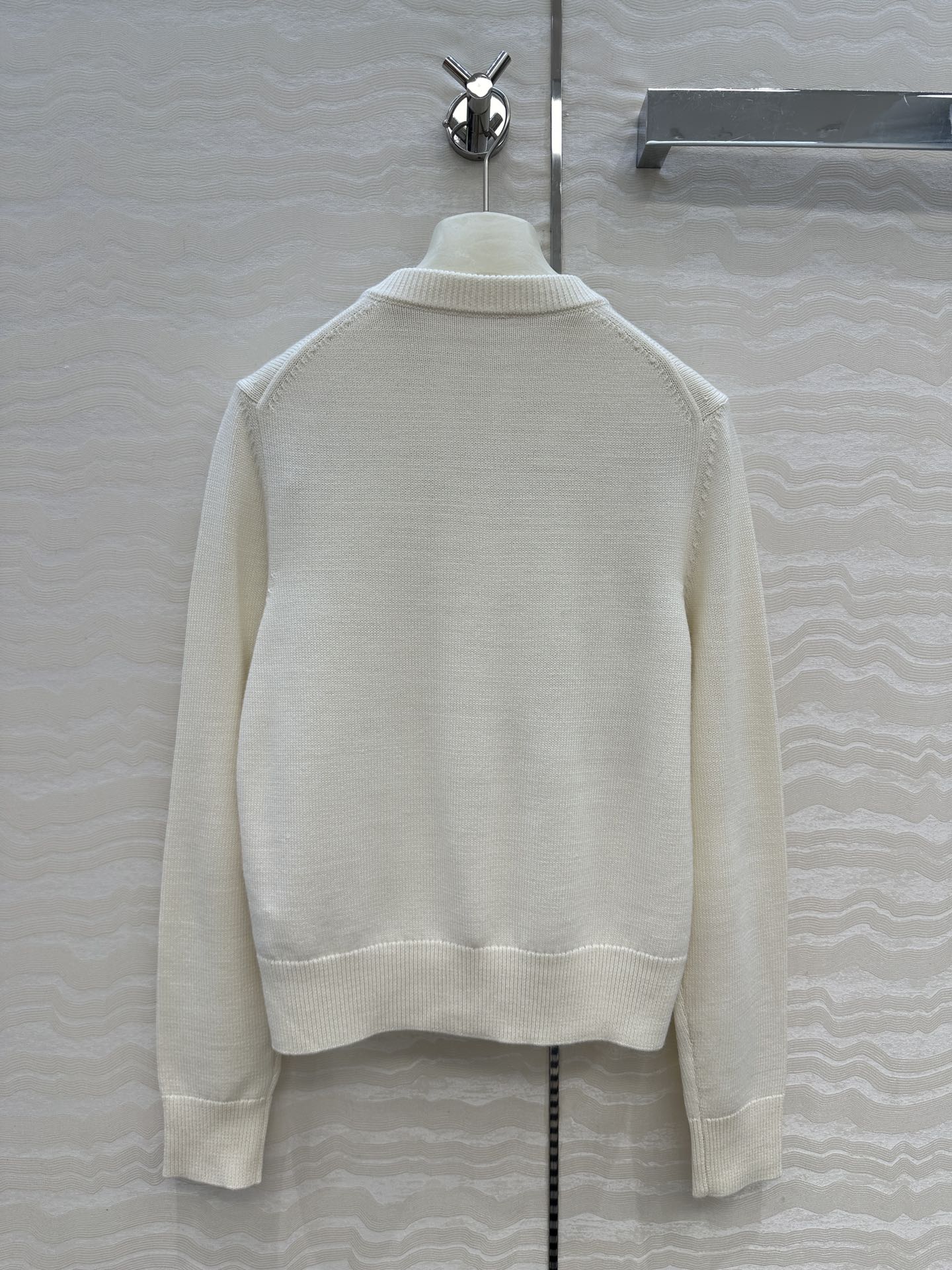 S 25fw embroidered cardigan