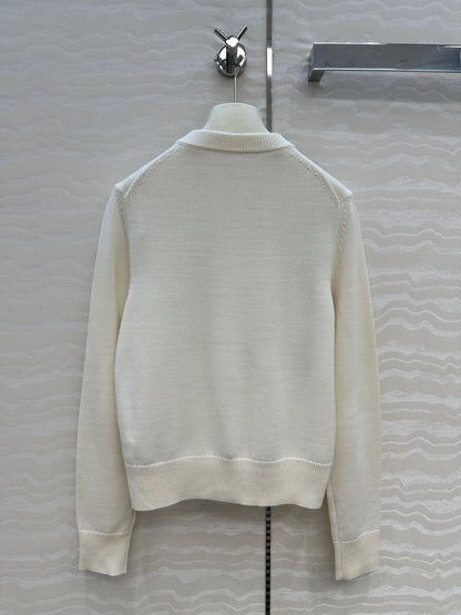 S 25fw embroidered cardigan