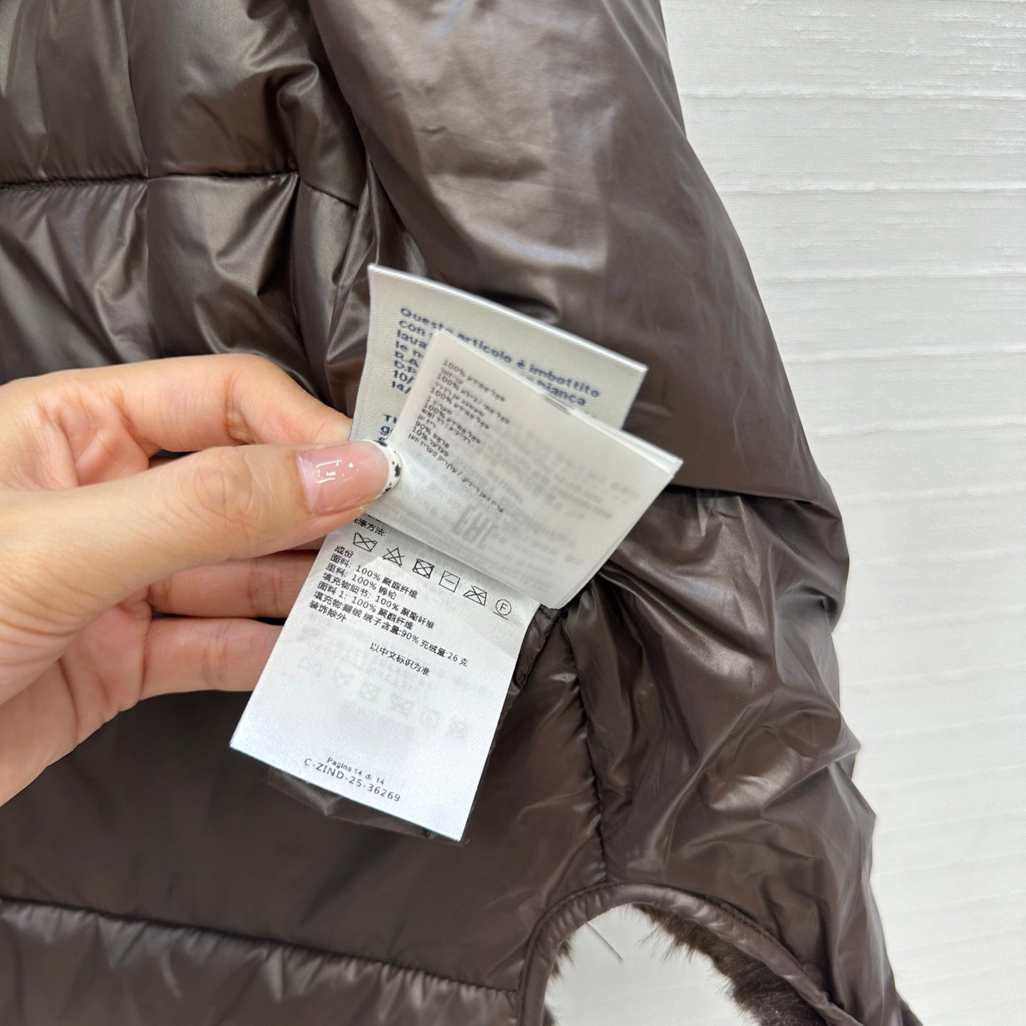 Mon 25fw down vest