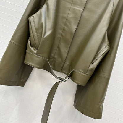 Louis 25fw leather jacket