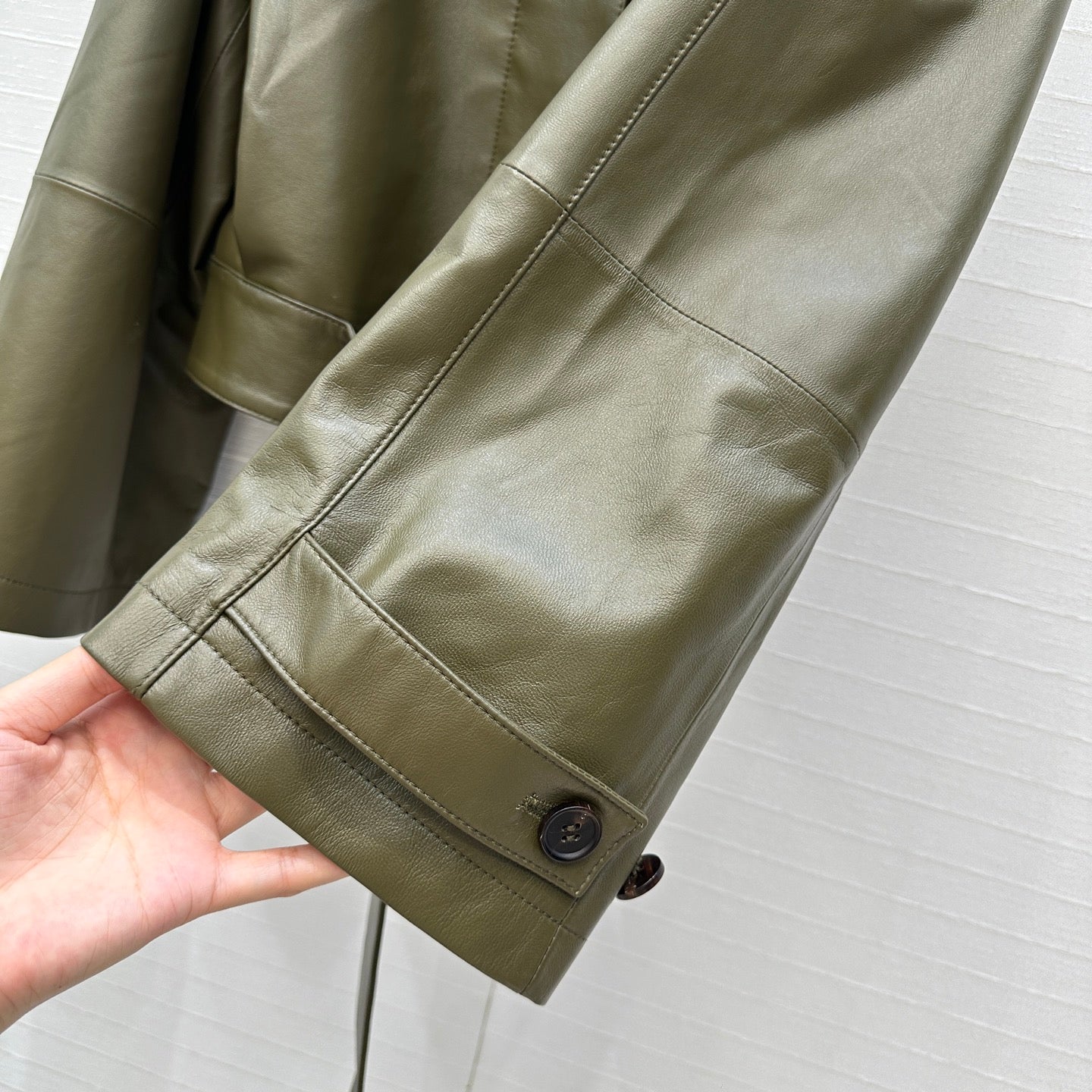 Louis 25fw leather jacket