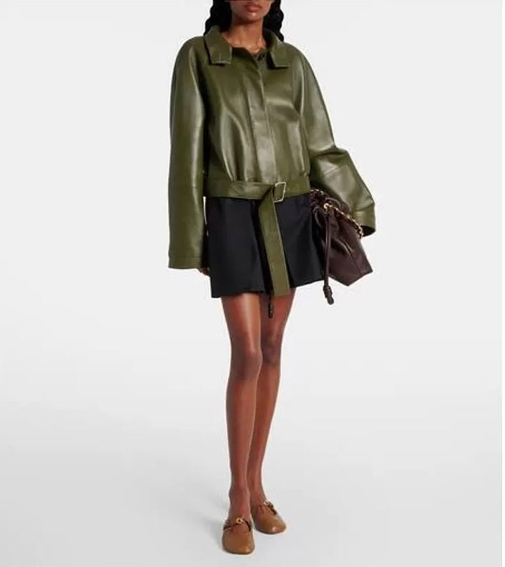 Louis 25fw leather jacket