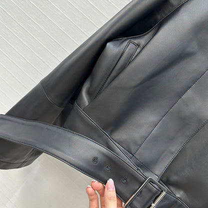Louis 25fw leather jacket