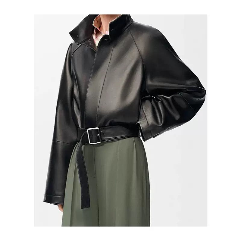 Louis 25fw leather jacket