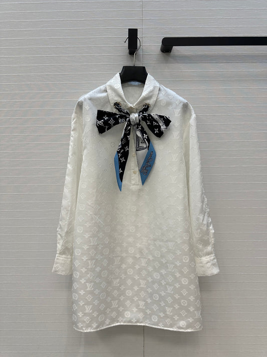 Louis 25fw printed dress