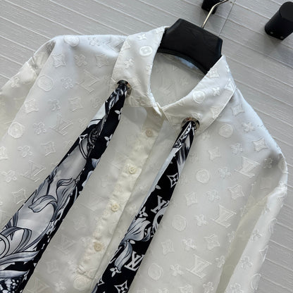 Louis 25fw printed dress