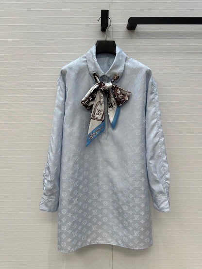 Louis 25fw printed dress