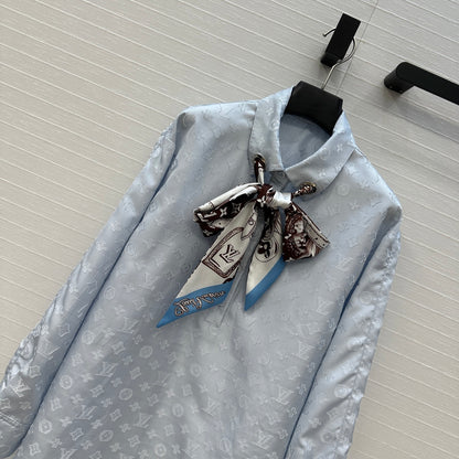Louis 25fw printed dress