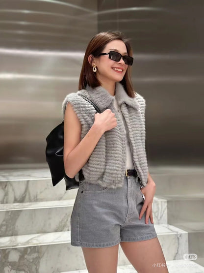 Fend 25fw fur vest