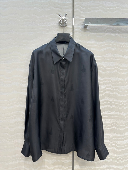 Herm 25fw printed shirt
