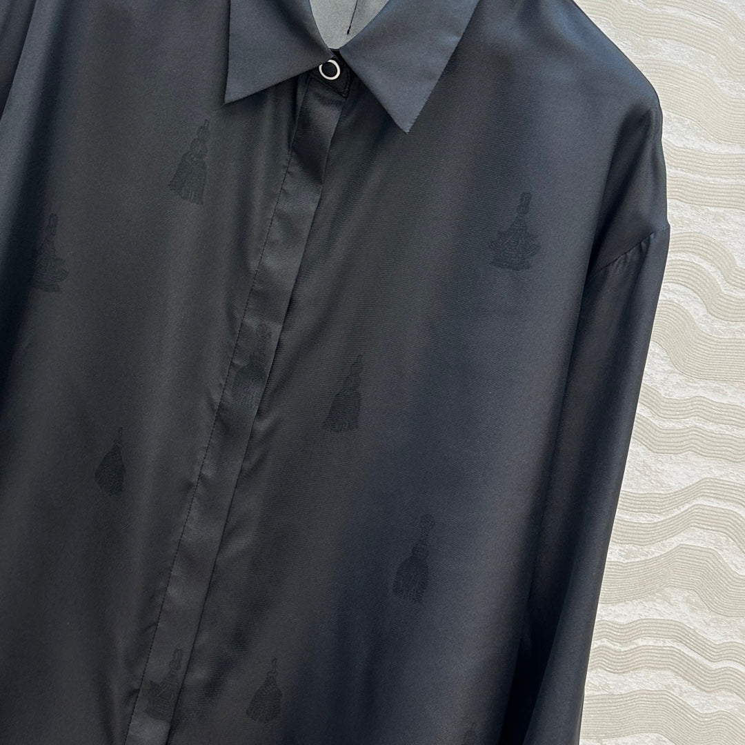 Herm 25fw printed shirt