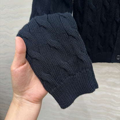 Loe 25fw embroidered cardigan