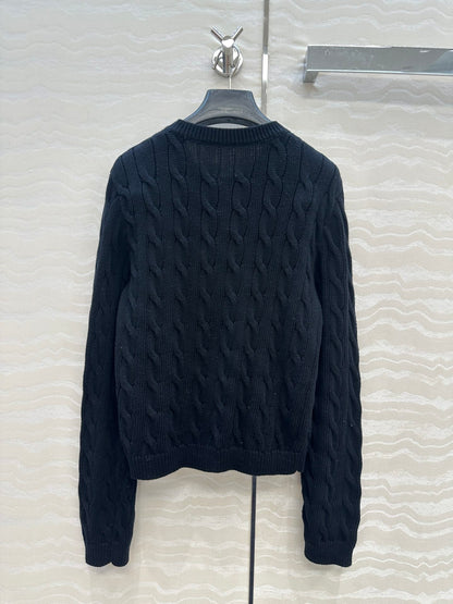 Loe 25fw embroidered cardigan