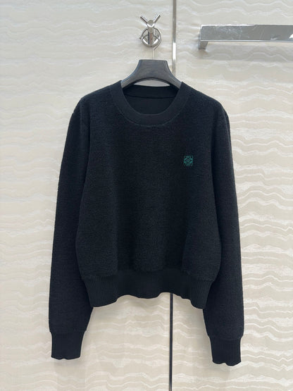 Loe 25fw embroidered sweater
