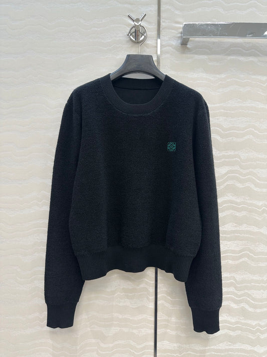 Loe 25fw embroidered sweater