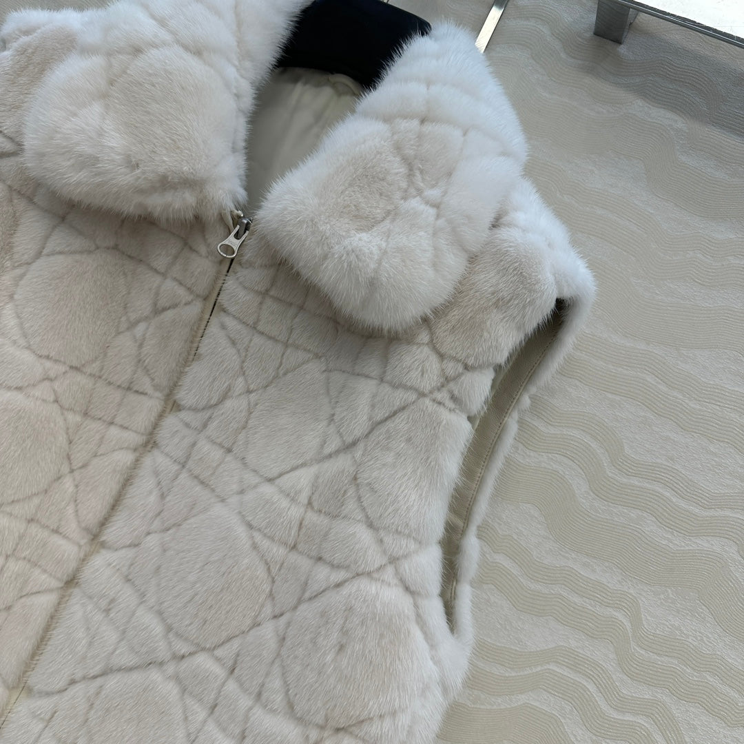 CD 25fw sheepskin vest