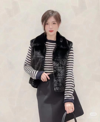 CD 25fw sheepskin vest