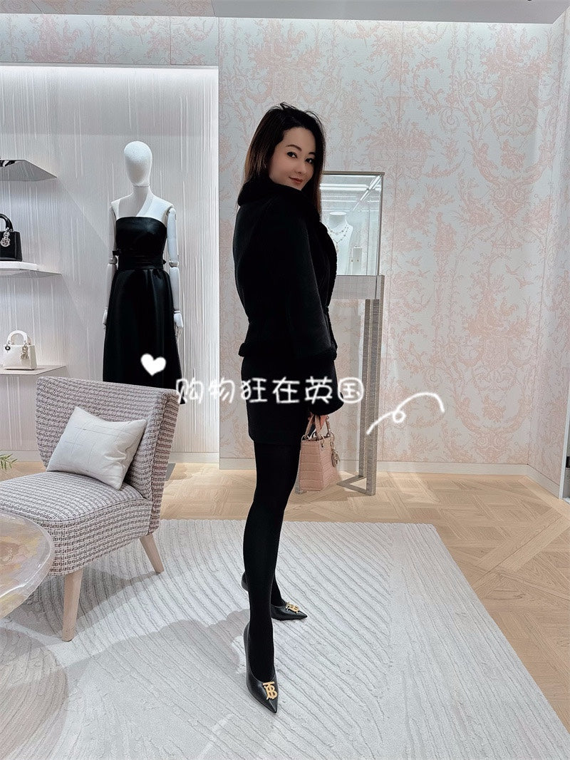 CD 25fw embroidered coat
