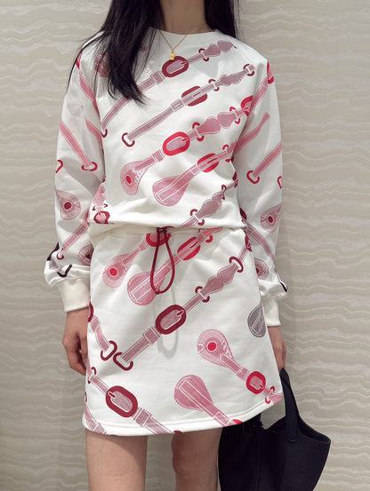 Herm 25fw printed  suit