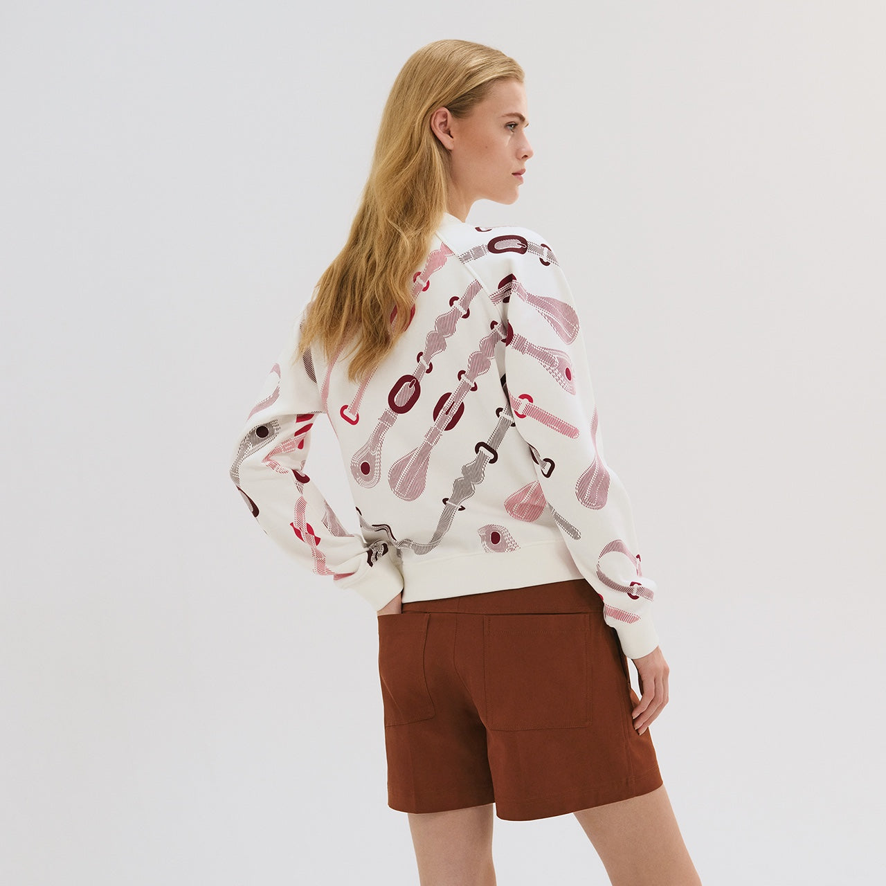Herm 25fw printed  suit