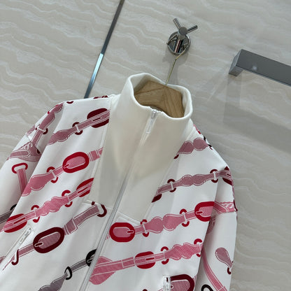 Herm 25fw printed suit