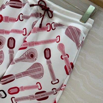 Herm 25fw printed suit