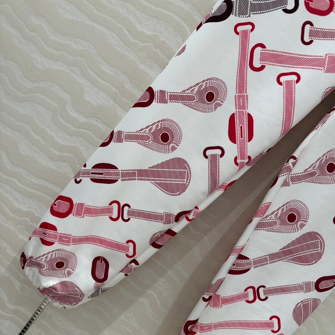 Herm 25fw printed suit