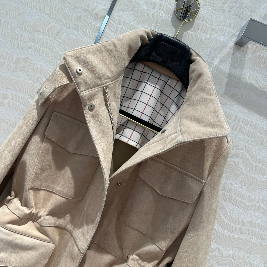 Loro 25fw chamois coat