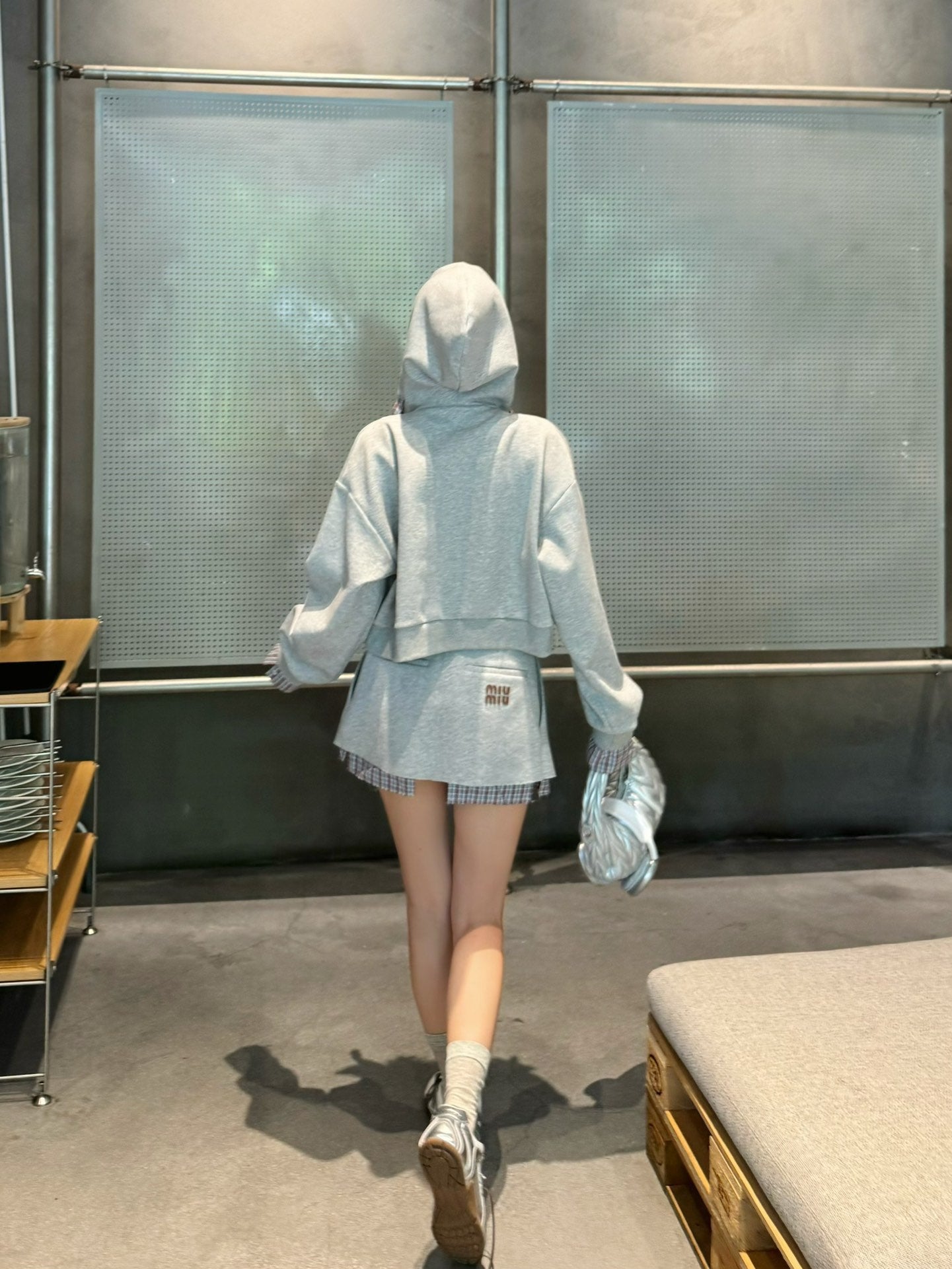 Miu 25fw sweatshirt suit