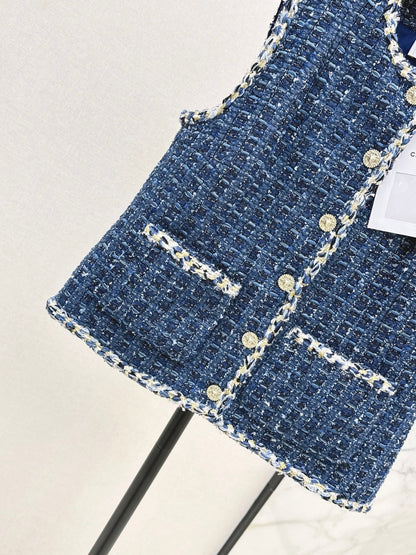 Chan 25fw woven vest