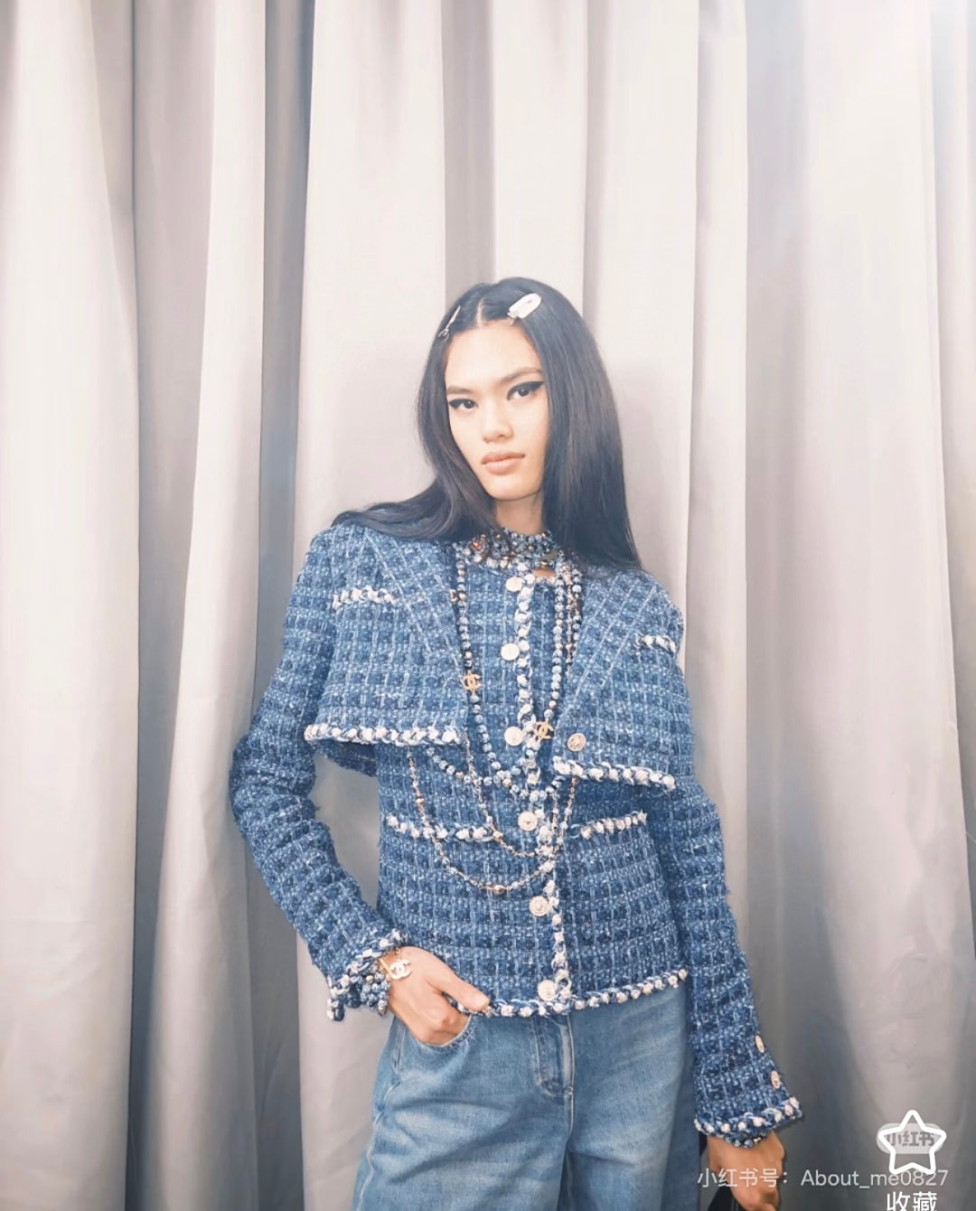 Chan 25fw crop jacket
